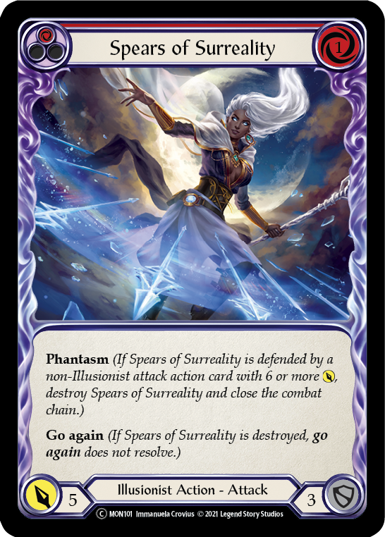 Spears of Surreality (Red) [U-MON101] Unlimited Edition Normal | Galactic Gamez