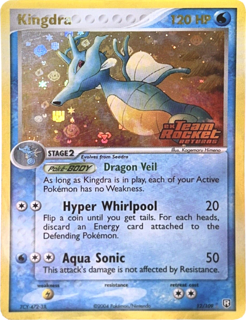 Kingdra (12/109) (Stamped) [EX: Team Rocket Returns] | Galactic Gamez