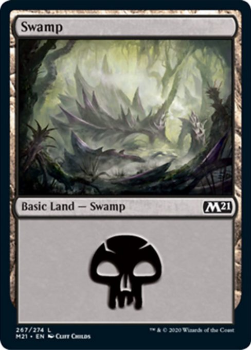 Swamp (267) [Core Set 2021] | Galactic Gamez