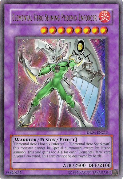 Elemental HERO Shining Phoenix Enforcer [DR04-EN213] Ultra Rare | Galactic Gamez