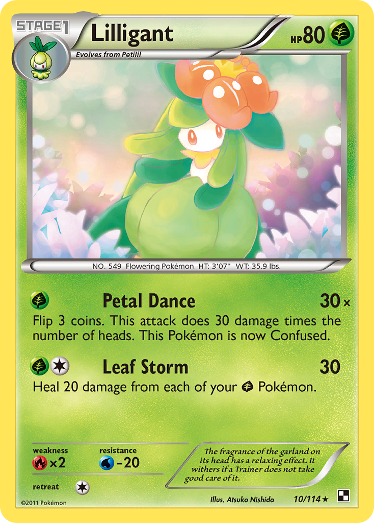 Lilligant (10/114) [Black & White: Base Set] | Galactic Gamez