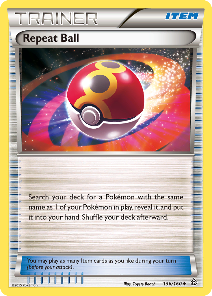 Repeat Ball (136/160) [XY: Primal Clash] | Galactic Gamez