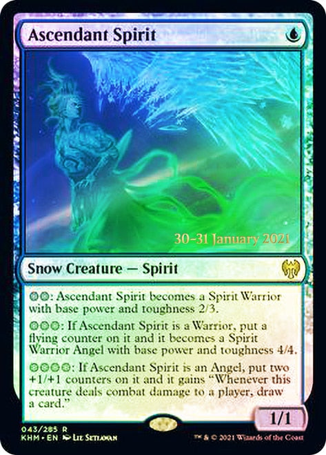 Ascendant Spirit  [Kaldheim Prerelease Promos] | Galactic Gamez