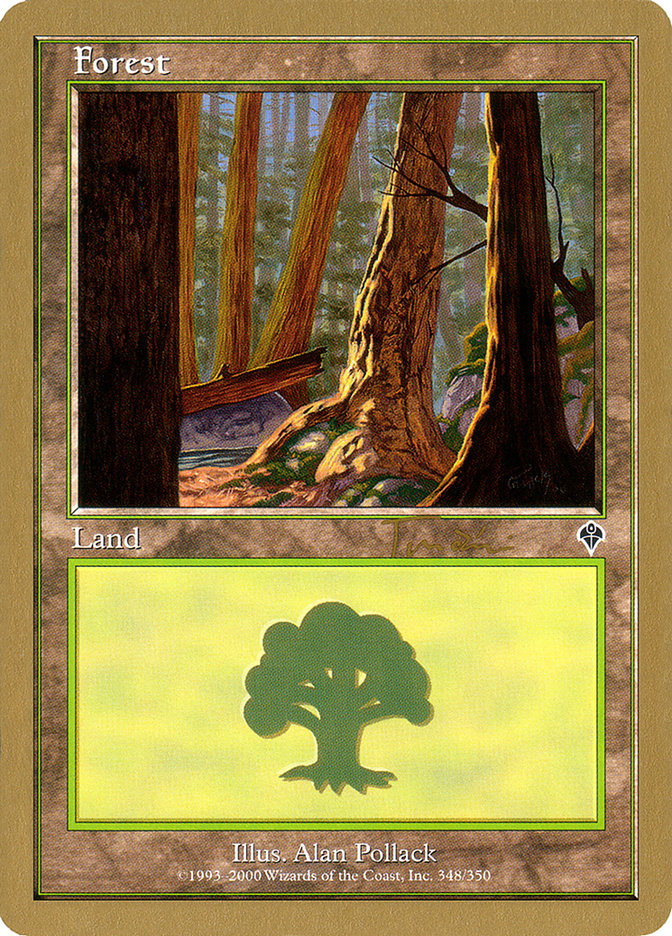 Forest (jt348a) (Jan Tomcani) [World Championship Decks 2001] | Galactic Gamez