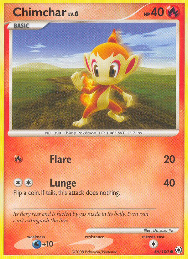 Chimchar (56/100) [Diamond & Pearl: Majestic Dawn] | Galactic Gamez