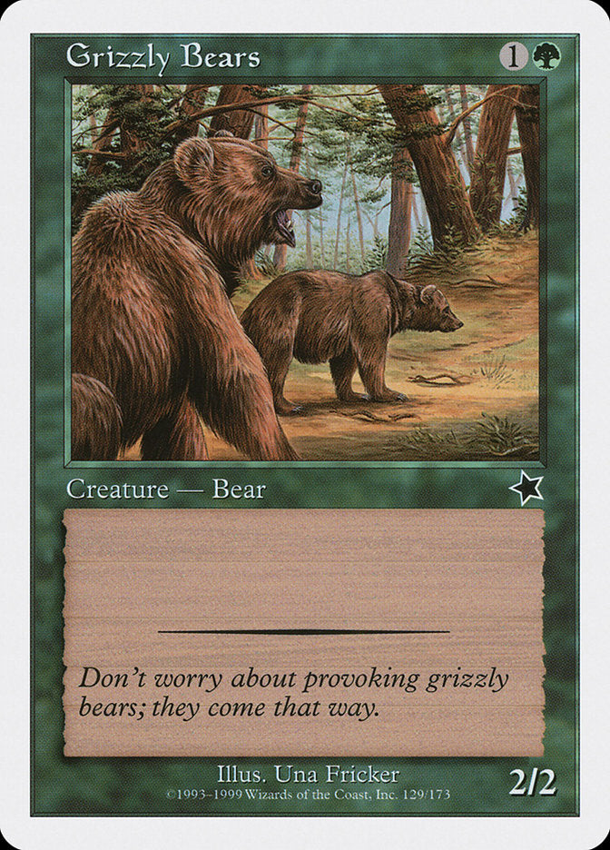 Grizzly Bears [Starter 1999] | Galactic Gamez