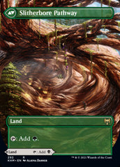Darkbore Pathway // Slitherbore Pathway (Borderless Alternate Art) [Kaldheim] | Galactic Gamez