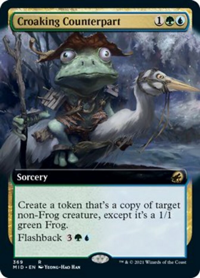 Croaking Counterpart (Extended) [Innistrad: Midnight Hunt] | Galactic Gamez