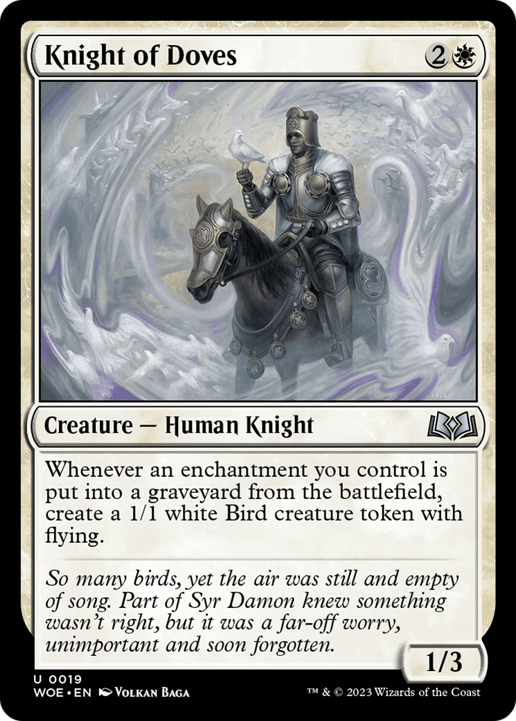 Knight of Doves [Wilds of Eldraine] | Galactic Gamez