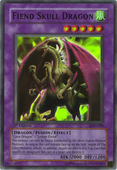 Fiend Skull Dragon [LOD-039] Super Rare | Galactic Gamez