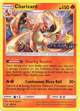 Charizard (SM158) (Staff) [Sun & Moon: Black Star Promos] | Galactic Gamez