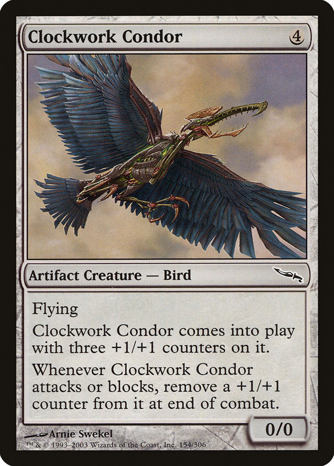 Clockwork Condor [Mirrodin] | Galactic Gamez