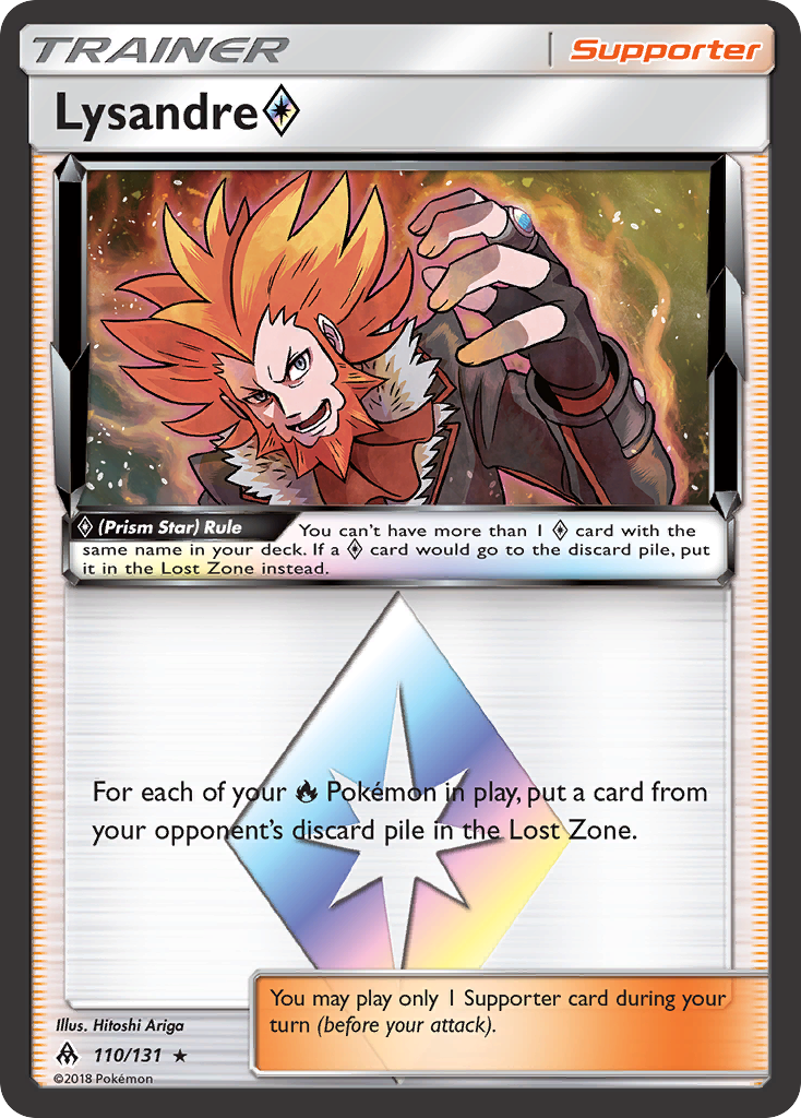 Lysandre (110/131) (Prism Star) [Sun & Moon: Forbidden Light] | Galactic Gamez