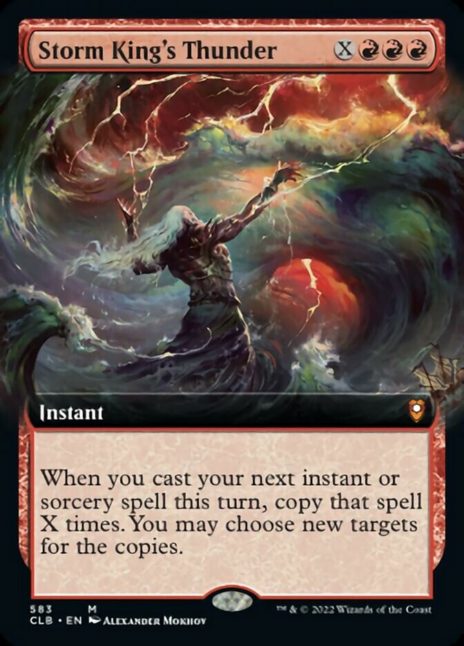 Storm King's Thunder (Extended Art) [Commander Legends: Battle for Baldur's Gate] | Galactic Gamez