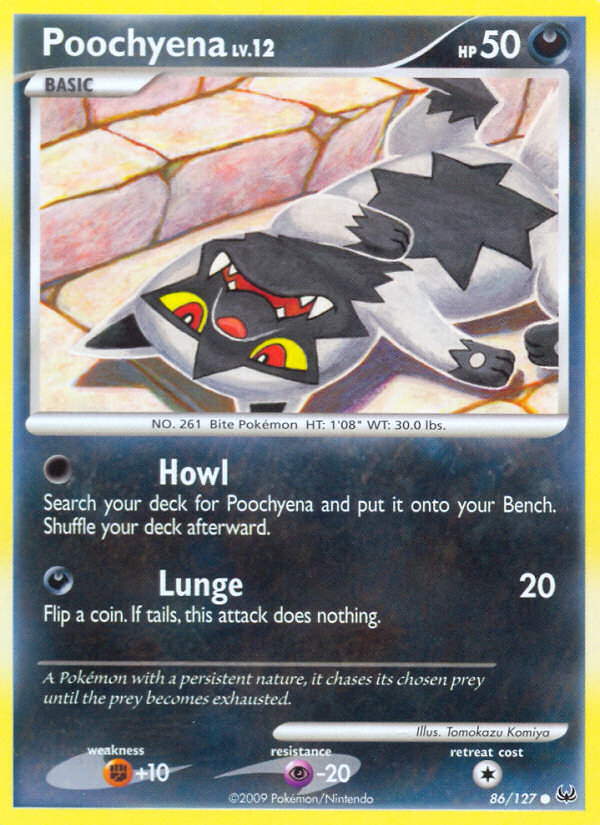 Poochyena (86/127) [Platinum: Base Set] | Galactic Gamez