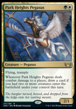 Park Heights Pegasus (Promo Pack) [Streets of New Capenna Promos] | Galactic Gamez