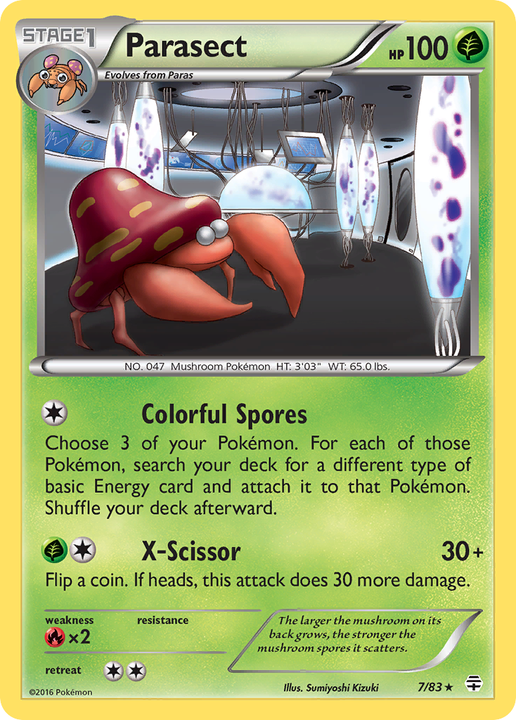 Parasect (7/83) [XY: Generations] | Galactic Gamez