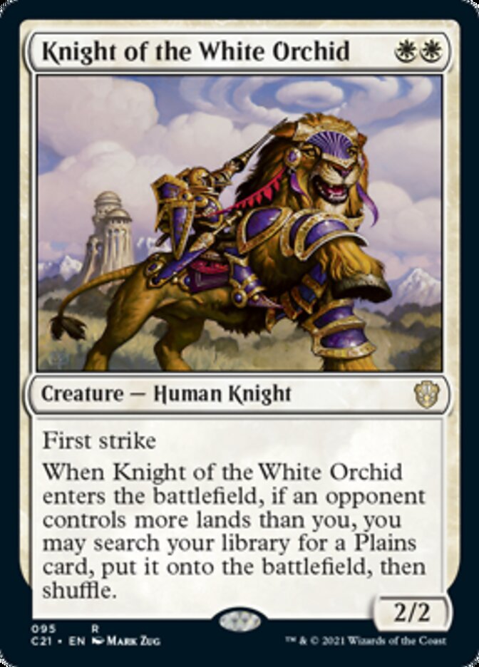 Knight of the White Orchid [Commander 2021] | Galactic Gamez