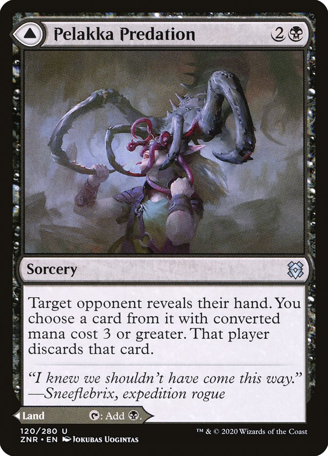 Pelakka Predation // Pelakka Caverns [Zendikar Rising] | Galactic Gamez