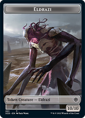 Eldrazi // Soldier Double-Sided Token [Starter Commander Decks] | Galactic Gamez