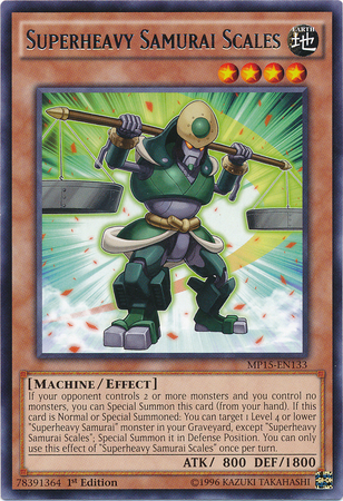 Superheavy Samurai Scales [MP15-EN133] Rare | Galactic Gamez