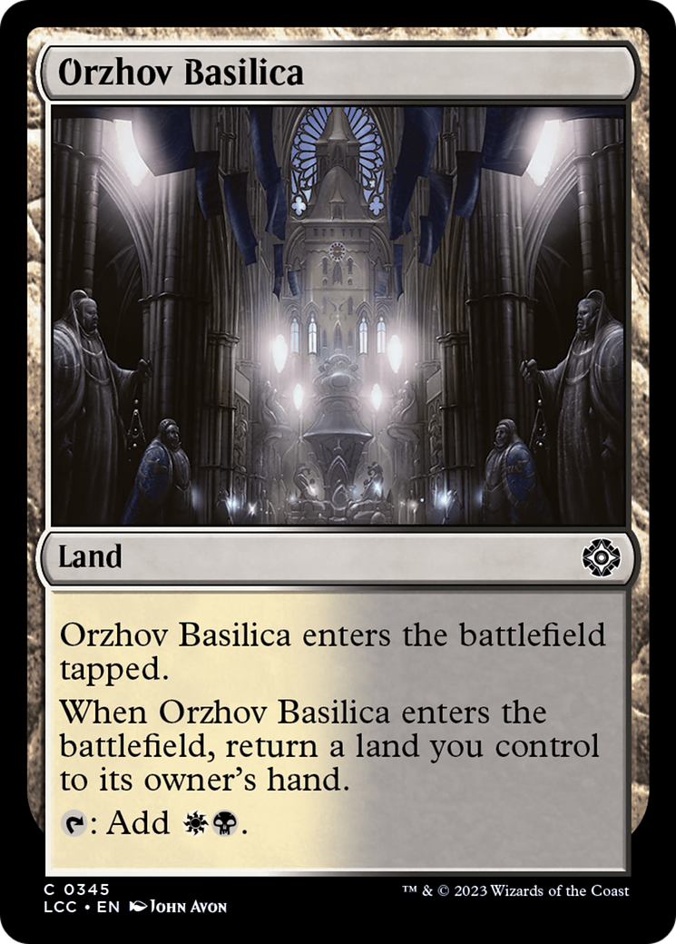 Orzhov Basilica [The Lost Caverns of Ixalan Commander] | Galactic Gamez