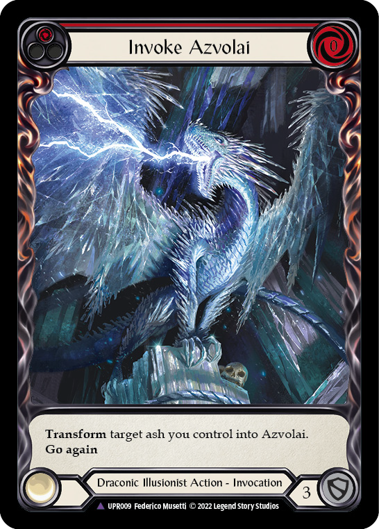 Invoke Azvolai // Azvolai (Marvel) [UPR009] (Uprising)  Cold Foil | Galactic Gamez