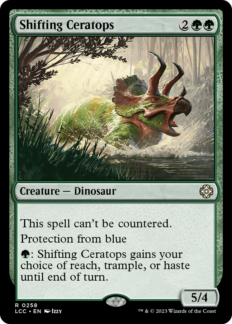 Shifting Ceratops [The Lost Caverns of Ixalan Commander] | Galactic Gamez