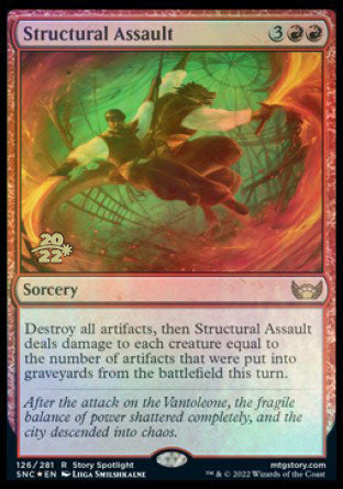 Structural Assault [Streets of New Capenna Prerelease Promos] | Galactic Gamez