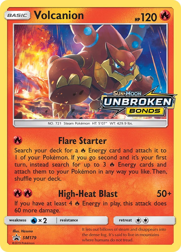 Volcanion (SM179) [Sun & Moon: Black Star Promos] | Galactic Gamez