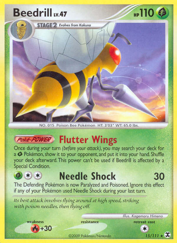 Beedrill (15/111) [Platinum: Rising Rivals] | Galactic Gamez