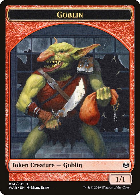 Goblin [War of the Spark Tokens] | Galactic Gamez
