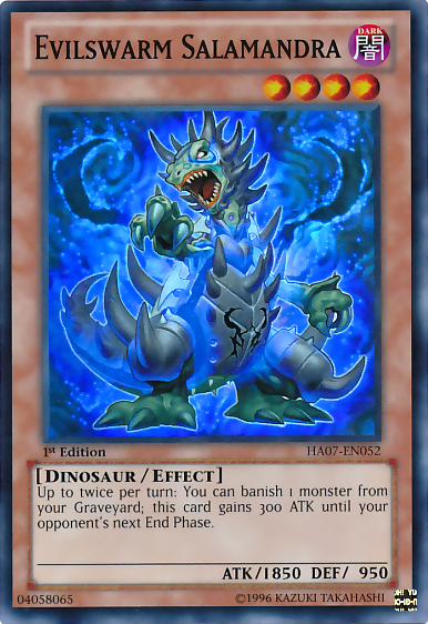 Evilswarm Salamandra [HA07-EN052] Super Rare | Galactic Gamez