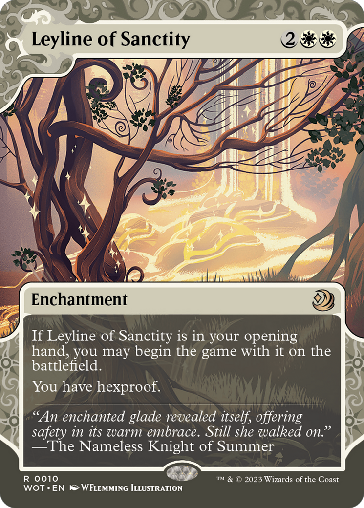 Leyline of Sanctity [Wilds of Eldraine: Enchanting Tales] | Galactic Gamez