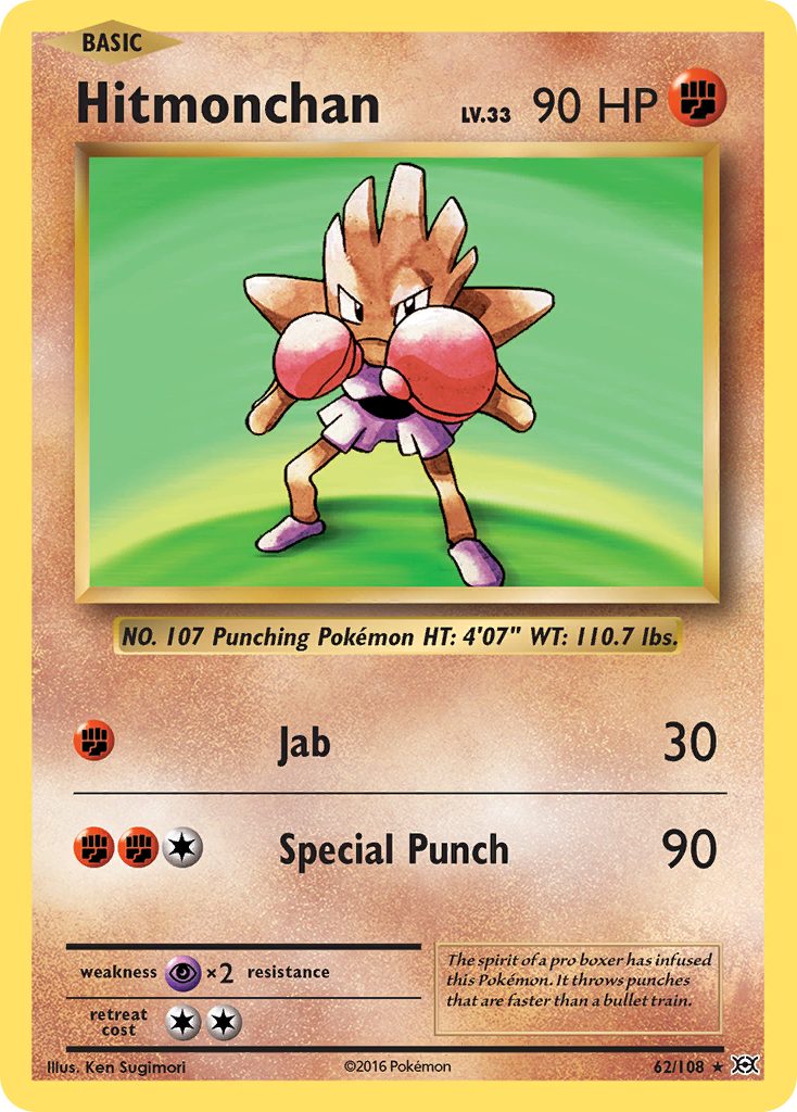 Hitmonchan (62/108) [XY: Evolutions] | Galactic Gamez