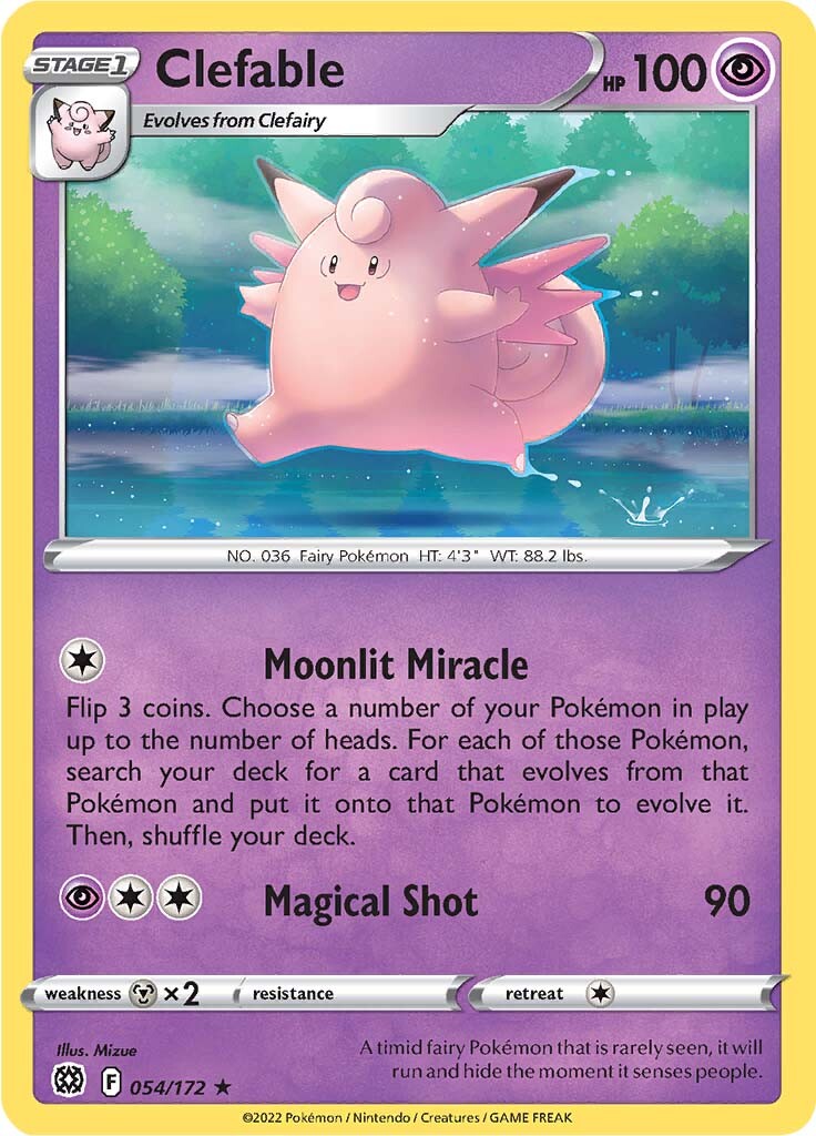 Clefable (054/172) [Sword & Shield: Brilliant Stars] | Galactic Gamez