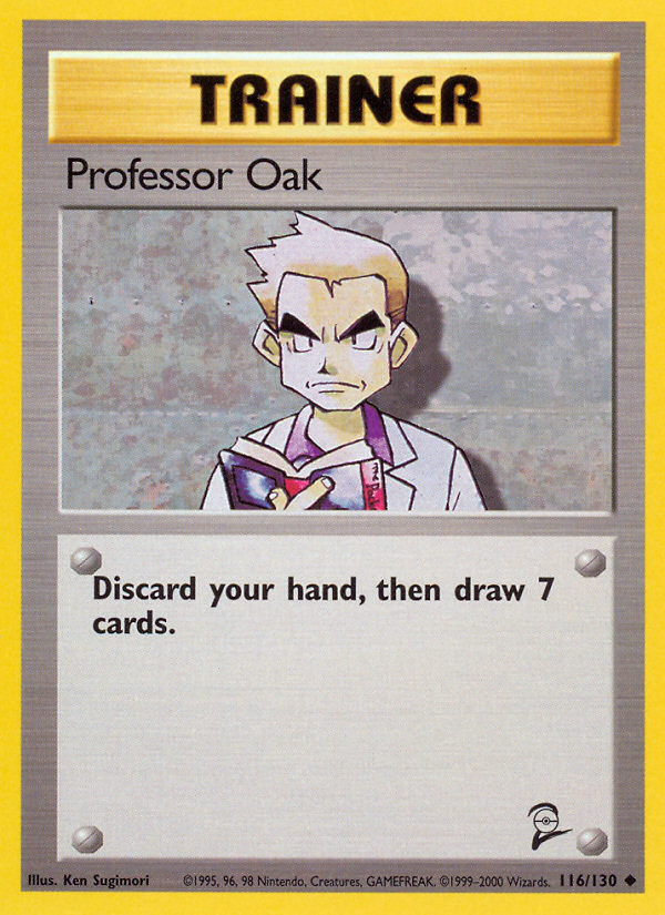 Professor Oak (116/130) [Base Set 2] | Galactic Gamez