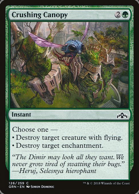 Crushing Canopy [Guilds of Ravnica] | Galactic Gamez