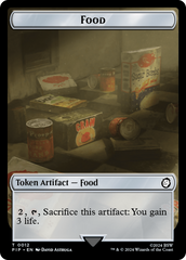 Warrior // Food (0012) Double-Sided Token [Fallout Tokens] | Galactic Gamez