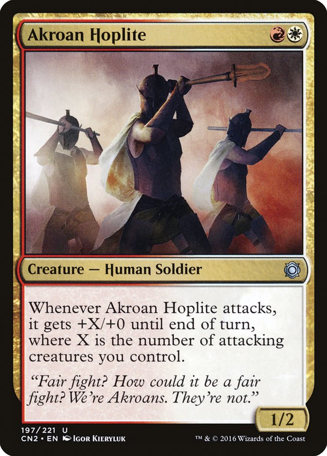 Akroan Hoplite [Conspiracy: Take the Crown] | Galactic Gamez