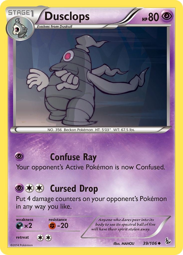 Dusclops (39/106) [XY: Flashfire] | Galactic Gamez