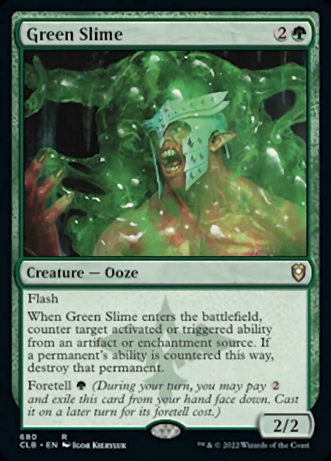 Green Slime [Commander Legends: Battle for Baldur's Gate] | Galactic Gamez