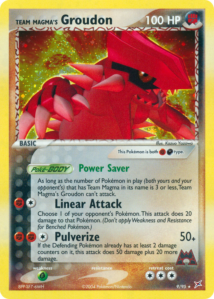 Team Magma's Groudon (9/95) (Theme Deck Exclusive) [EX: Team Magma vs Team Aqua] | Galactic Gamez