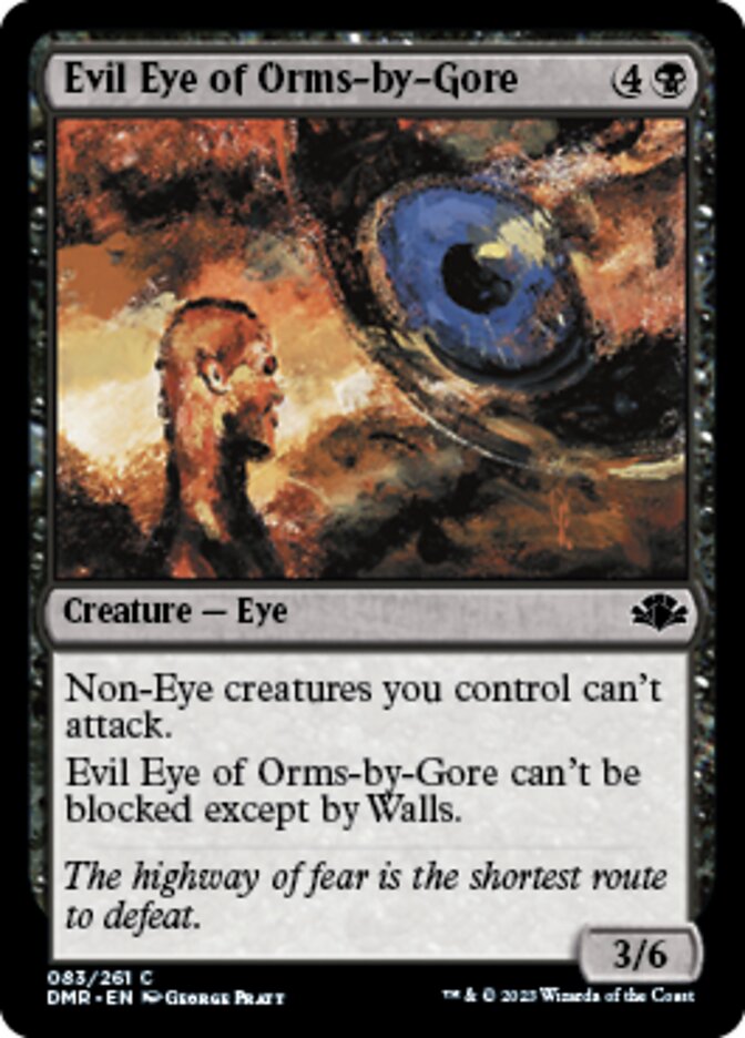 Evil Eye of Orms-by-Gore [Dominaria Remastered] | Galactic Gamez