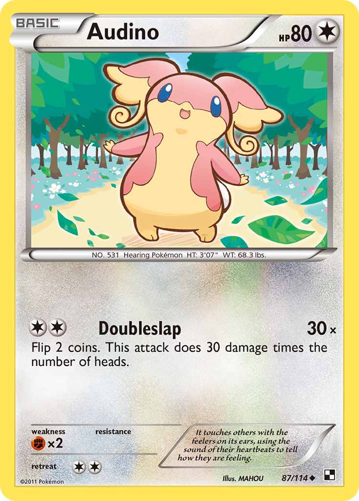 Audino (87/114) [Black & White: Base Set] | Galactic Gamez