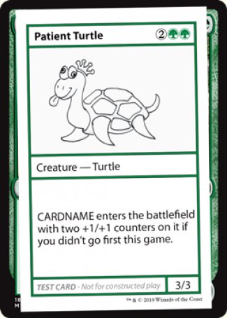 Patient Turtle (2021 Edition) [Mystery Booster Playtest Cards] | Galactic Gamez