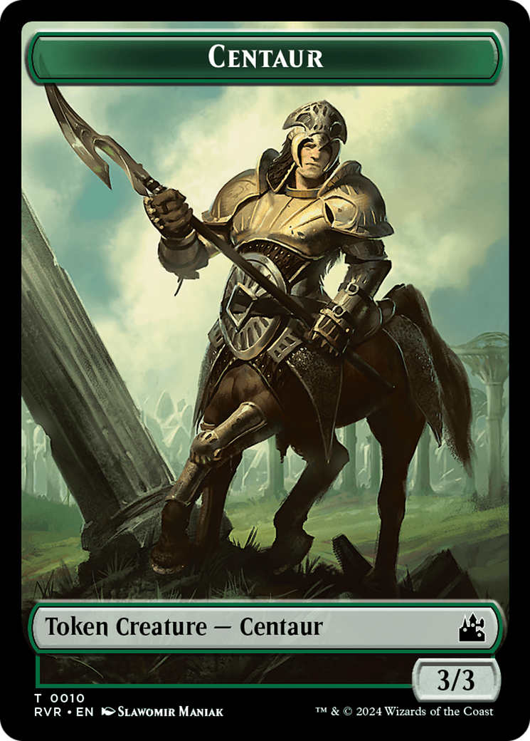 Centaur Token [Ravnica Remastered Tokens] | Galactic Gamez