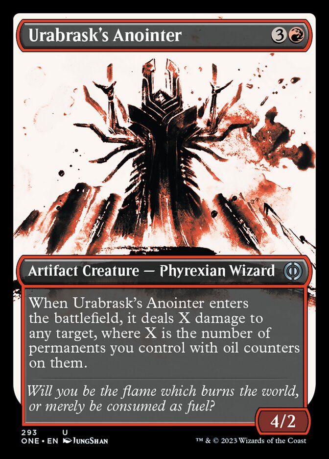 Urabrask's Anointer (Showcase Ichor) [Phyrexia: All Will Be One] | Galactic Gamez