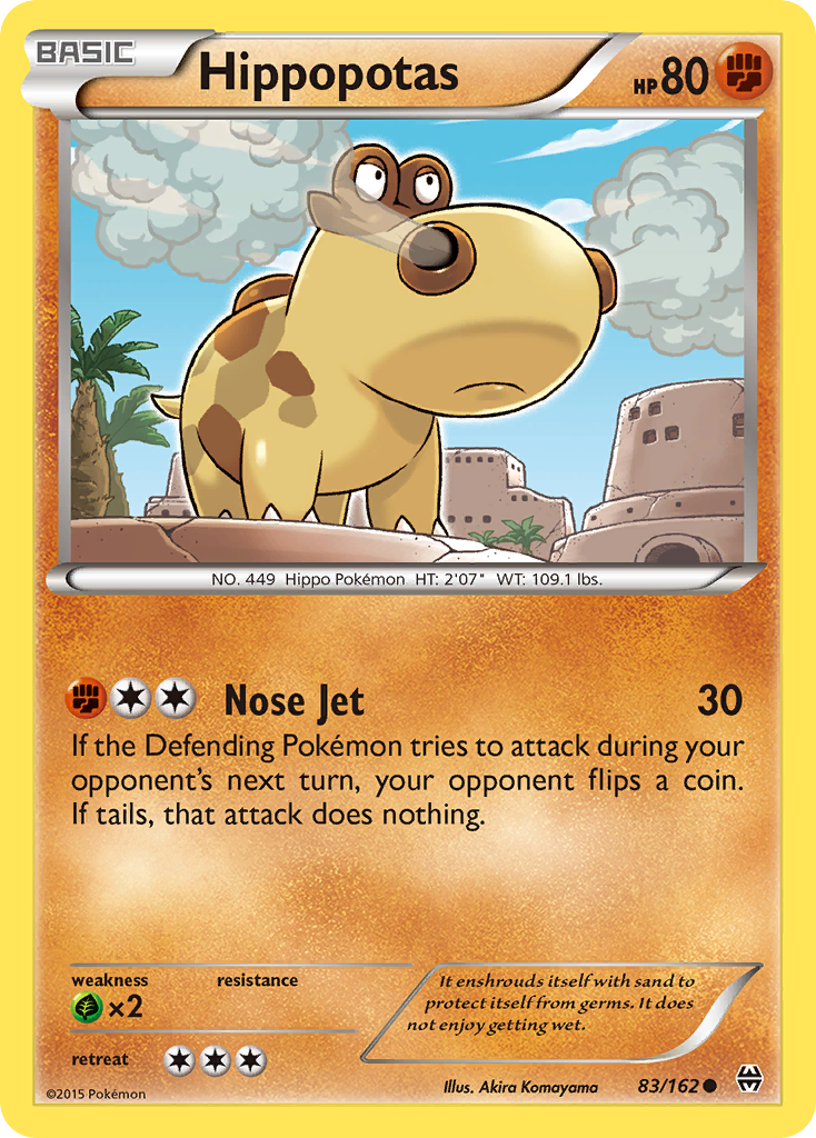 Hippopotas (83/162) [XY: BREAKthrough] | Galactic Gamez