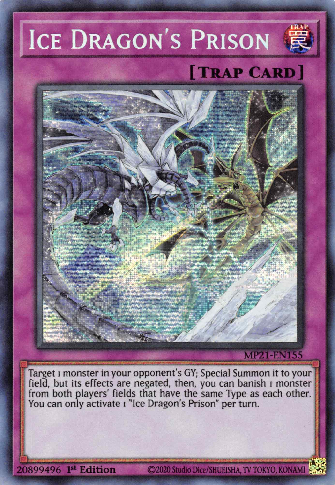 Ice Dragon's Prison [MP21-EN155] Prismatic Secret Rare | Galactic Gamez